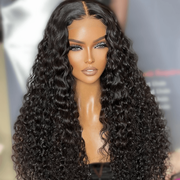 Spanish Curly HD Lace Wig – 13x4 & 5x5 Glueless Human Hair, Pre-Plucked for Women - Majesty Wig