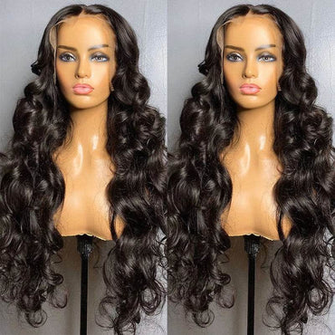 300% Density 3D Body Wave Lace Front Wig – 13x6 Glueless Human Hair, Pre-Plucked & Pre-Cut - Majesty Wig