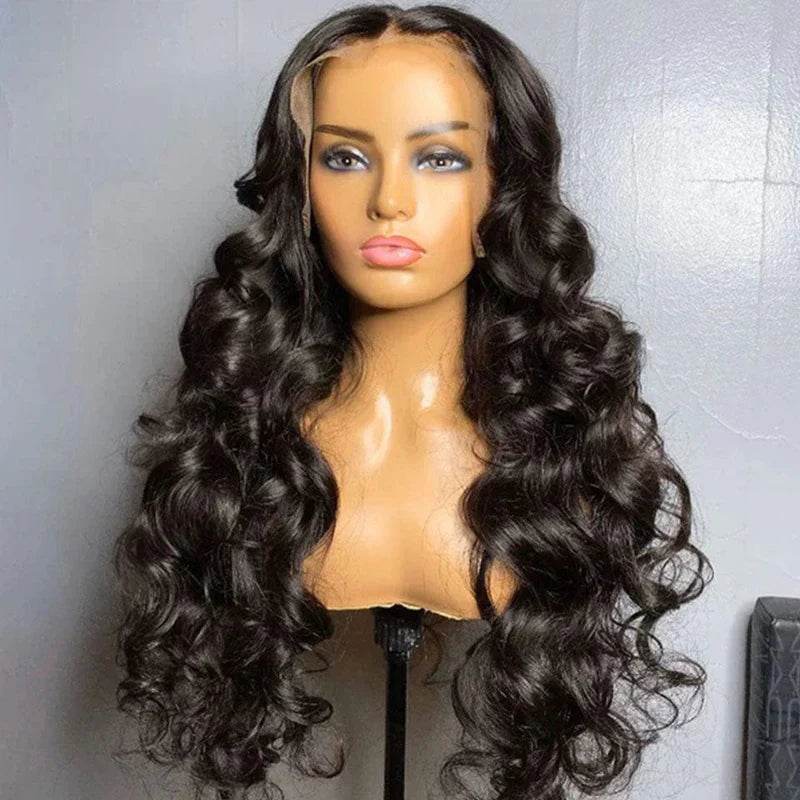 300% Density 3D Body Wave Lace Front Wig – 13x6 Glueless Human Hair, Pre-Plucked & Pre-Cut - Majesty Wig