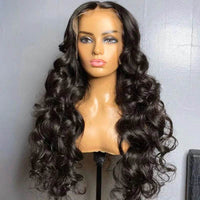 300% Density 3D Body Wave Lace Front Wig – 13x6 Glueless Human Hair, Pre-Plucked & Pre-Cut - Majesty Wig