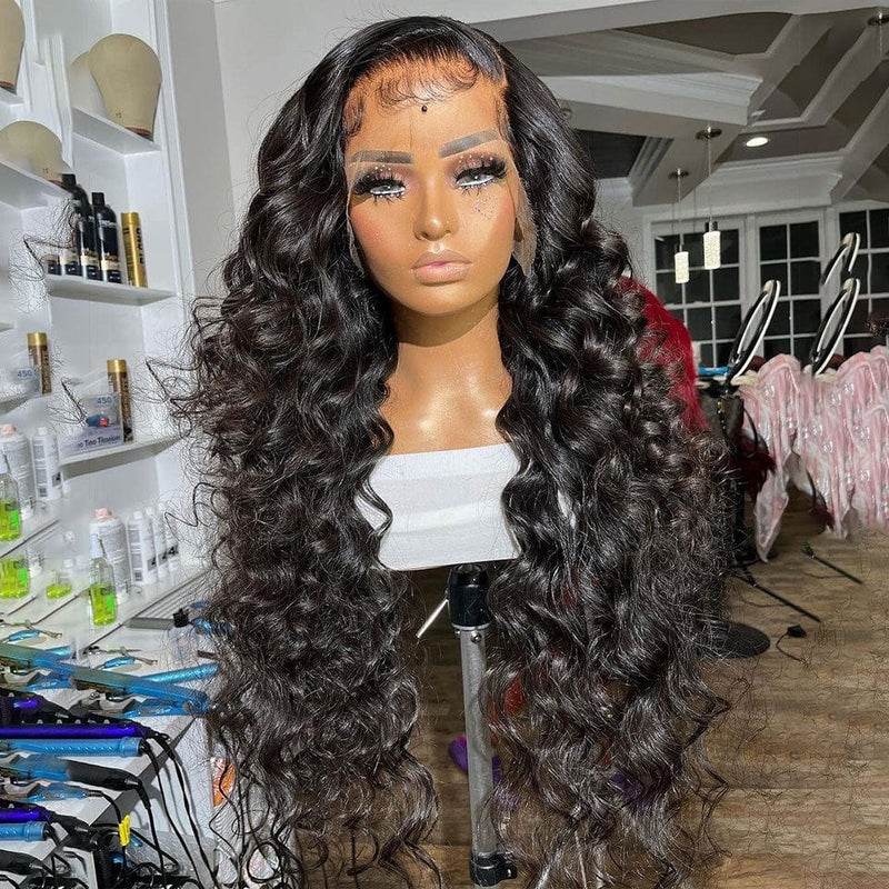 300% Density 3D Body Wave Lace Front Wig – 13x6 Glueless Human Hair, Pre-Plucked & Pre-Cut - Majesty Wig