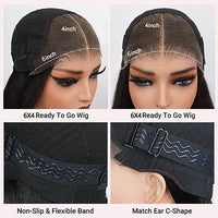 300% Density 3D Body Wave Lace Front Wig – 13x6 Glueless Human Hair, Pre-Plucked & Pre-Cut - Majesty Wig