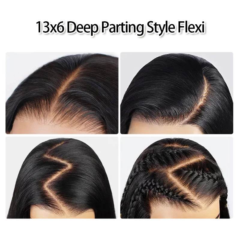 300% Density 3D Body Wave Lace Front Wig – 13x6 Glueless Human Hair, Pre-Plucked & Pre-Cut - Majesty Wig