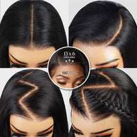300% Density 3D Body Wave Lace Front Wig – 13x6 Glueless Human Hair, Pre-Plucked & Pre-Cut - Majesty Wig