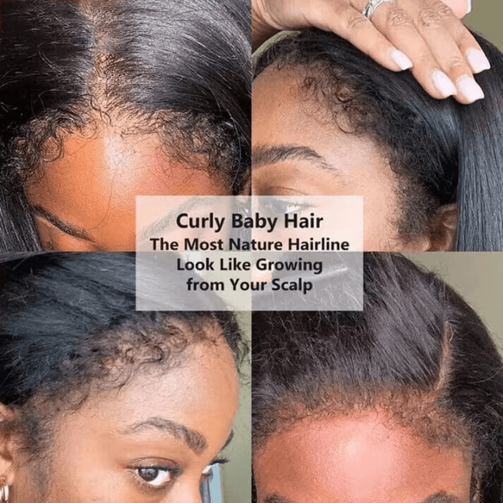 Afro Kinky Curly HD Lace Front Wig – Type 4C Edges, 13x4, 250% Density for Women - Majesty Wig