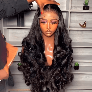 Body Wave 13x4 Lace Front Wig – 100% Raw Human Hair, 300% Density, Glueless Luxury Wig for Women - Majesty Wig