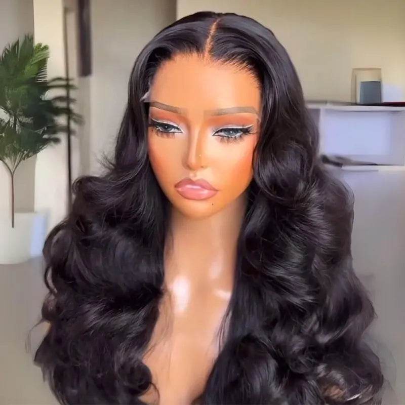 Glueless Body Wave Human Hair Lace Front Wig (13x4) - Majesty Wig