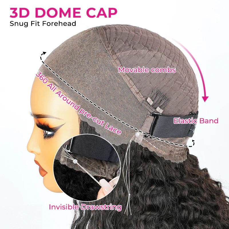 Human Hair 360 Lace Transparent Lace Wigs - Majesty Wig - Majesty Wig