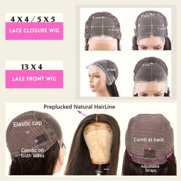 Short Curly Bob Glueless Lace Front Wig - Majesty Wig