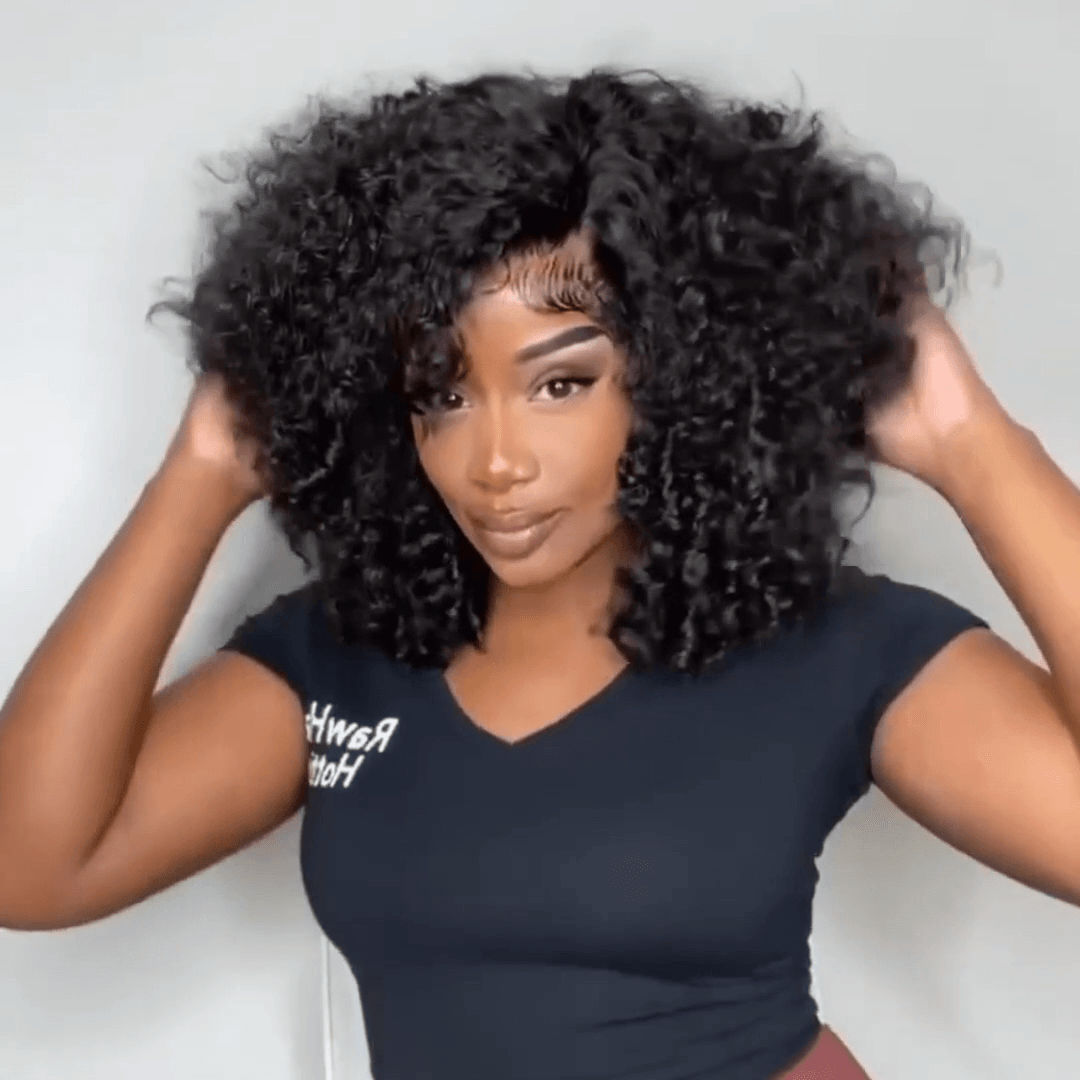 Short Curly Bob Wig – Glueless 13x4 Lace Front, 250% Density Human Hair for Women - Majesty Wig