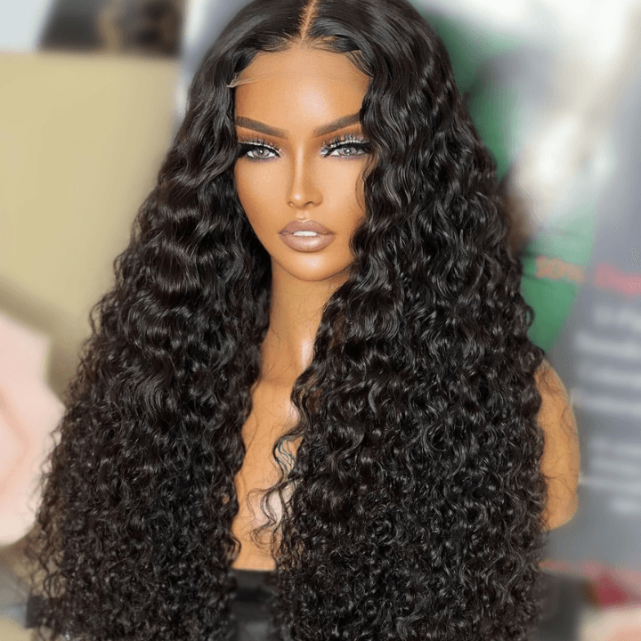 Spanish Curly HD Lace Wig – 13x4 & 5x5 Glueless Human Hair, Pre-Plucked for Women - Majesty Wig